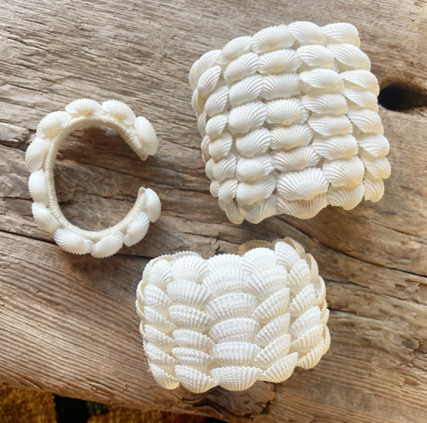 Encrusted Shell Cuff
