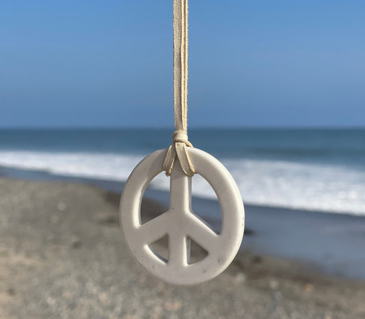 Protect Your  Peace - Howlite Pendant Necklace